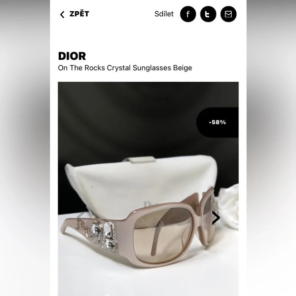 Dior on rocks glassesses main image 4